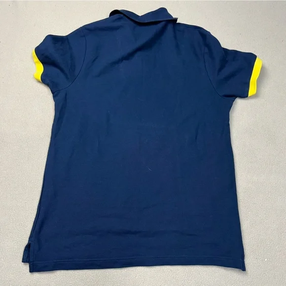 Nike Chelsea FC Polo Shirt Mens Large Blue Yellow Core Matchup Short Sleeve - Picture 10 of 10